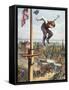 Leaps of Sam Patch, C19th-null-Framed Stretched Canvas