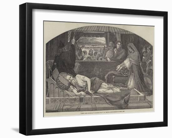 Lear and Cordelia-Ford Madox Brown-Framed Giclee Print