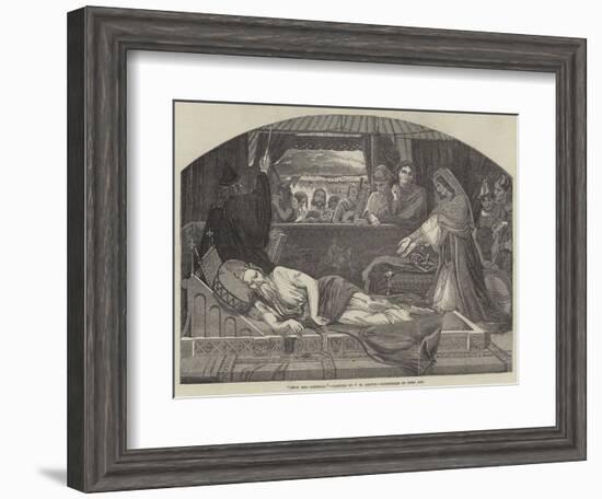 Lear and Cordelia-Ford Madox Brown-Framed Giclee Print