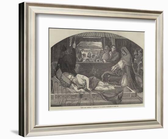 Lear and Cordelia-Ford Madox Brown-Framed Giclee Print