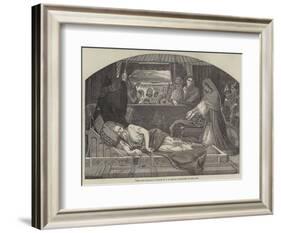 Lear and Cordelia-Ford Madox Brown-Framed Giclee Print