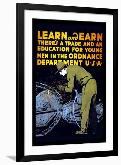 Learn and Earn-Charles Buckles Falls-Framed Art Print