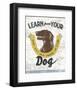 Learn From Your Dog-Luke Stockdale-Framed Art Print