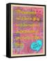 Learn How to Love People-Cathy Cute-Framed Stretched Canvas