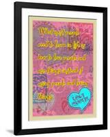 Learn How to Love People-Cathy Cute-Framed Giclee Print