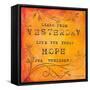 Learn Live Hope II-Carolyn Kinnison-Framed Stretched Canvas