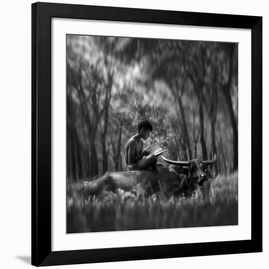 Learn Spirit-Antonyus Bunjamin (Abe)-Framed Giclee Print