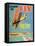 Learn to Fly', Curtiss-Wright Flying Service Poster, 1920S-null-Framed Stretched Canvas