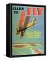 Learn to Fly Poster-null-Framed Stretched Canvas