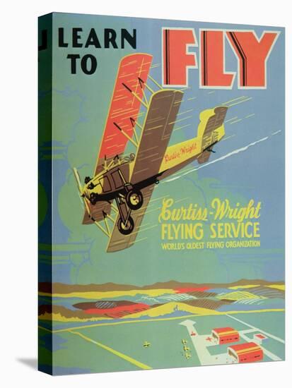 Learn to Fly Poster-null-Stretched Canvas