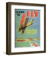 Learn to Fly Poster-null-Framed Giclee Print