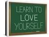 Learn to Love Yourself.-sam2172-Stretched Canvas