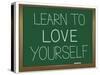 Learn to Love Yourself.-sam2172-Stretched Canvas
