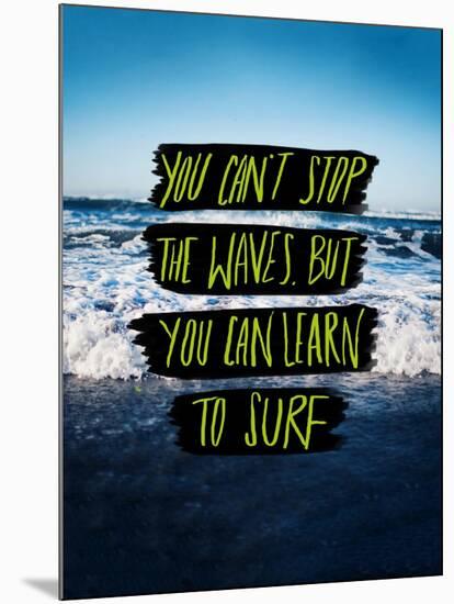 Learn to Surf-Leah Flores-Mounted Giclee Print