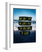 Learn to Surf-Leah Flores-Framed Giclee Print