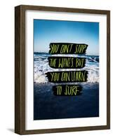 Learn to Surf-Leah Flores-Framed Giclee Print