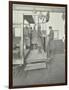 Learner-Driver under Instruction in a Mock-Up of Tram Car Cab, London, 1932-null-Framed Photographic Print