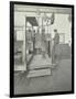 Learner-Driver under Instruction in a Mock-Up of Tram Car Cab, London, 1932-null-Framed Photographic Print