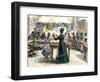 Learning Forms and Volumes in a School Open to the Teaching of African American Children, New York-null-Framed Giclee Print