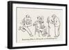 Learning How to Bring on an Overtaking Car-William Heath Robinson-Framed Art Print