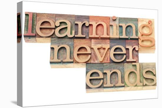 Learning Never Ends-PixelsAway-Stretched Canvas