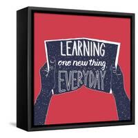 Learning One New Thing Everyday-Ivanov Alexey-Framed Stretched Canvas