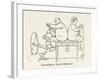 Learning to Avoid Obstacles-William Heath Robinson-Framed Art Print