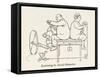 Learning to Avoid Obstacles-William Heath Robinson-Framed Stretched Canvas