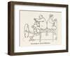 Learning to Avoid Obstacles-William Heath Robinson-Framed Art Print