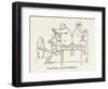 Learning to Avoid Obstacles-William Heath Robinson-Framed Art Print