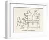 Learning to Avoid Obstacles-William Heath Robinson-Framed Art Print