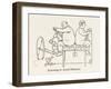 Learning to Avoid Obstacles-William Heath Robinson-Framed Art Print