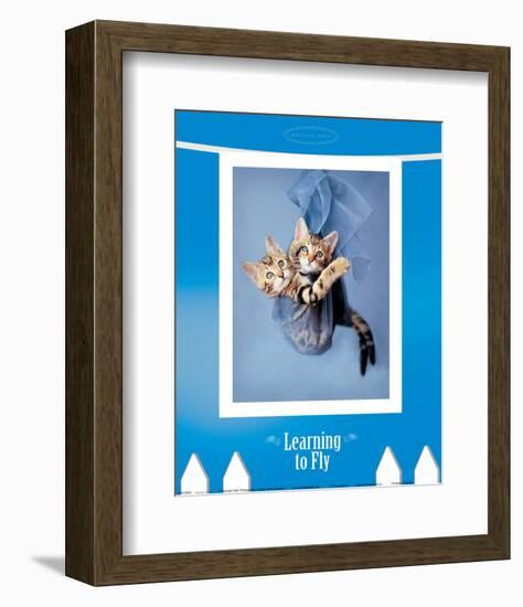 Learning to Fly-Rachael Hale-Framed Art Print