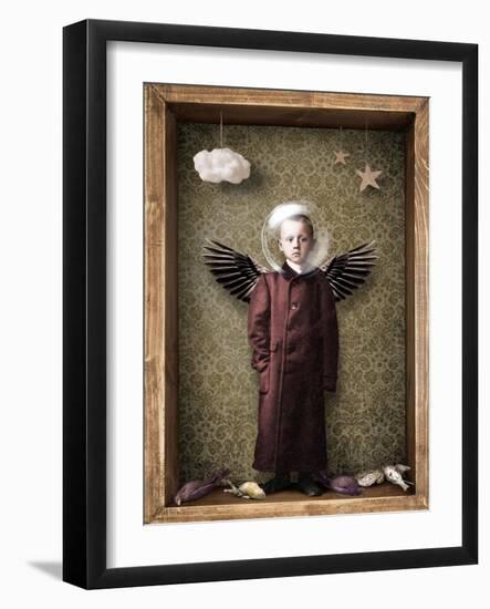 Learning to fly-Trygve Skogrand-Framed Giclee Print