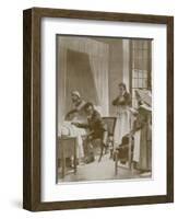 Learning to Listen for Disease-Theobald Chartran-Framed Giclee Print