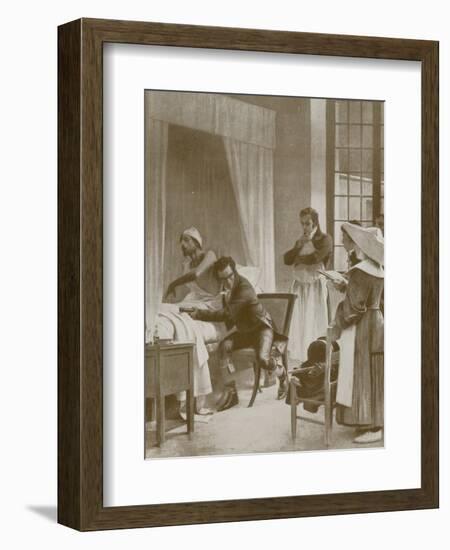 Learning to Listen for Disease-Theobald Chartran-Framed Giclee Print