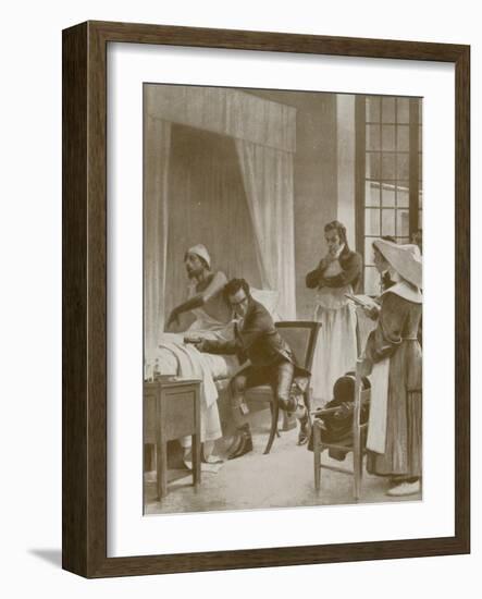 Learning to Listen for Disease-Theobald Chartran-Framed Giclee Print