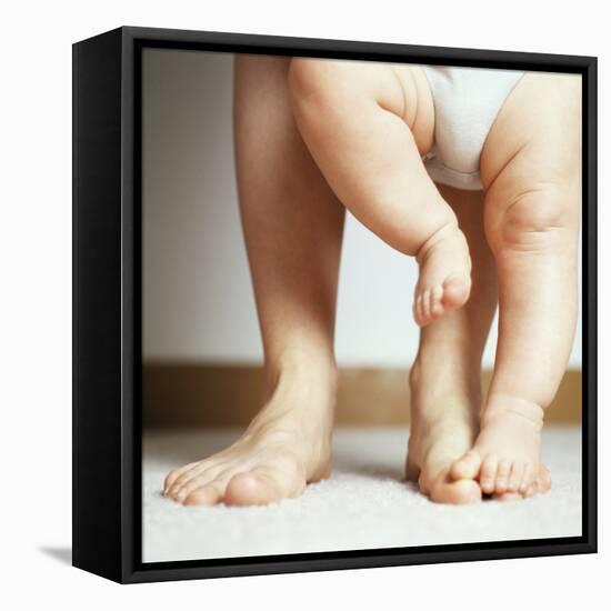 Learning To Walk-Cristina-Framed Stretched Canvas
