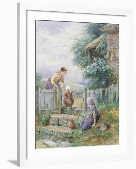 Learning to Walk-Myles Birket Foster-Framed Giclee Print