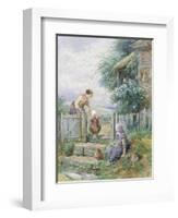 Learning to Walk-Myles Birket Foster-Framed Giclee Print