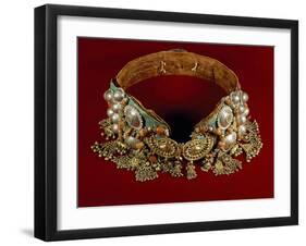 Leather Belt with White Silver-null-Framed Giclee Print