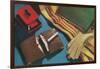 Leather Cigarette Case-null-Framed Art Print