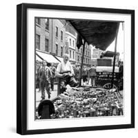 Leather Lane in Holborn. Circa 1954-Staff-Framed Photographic Print