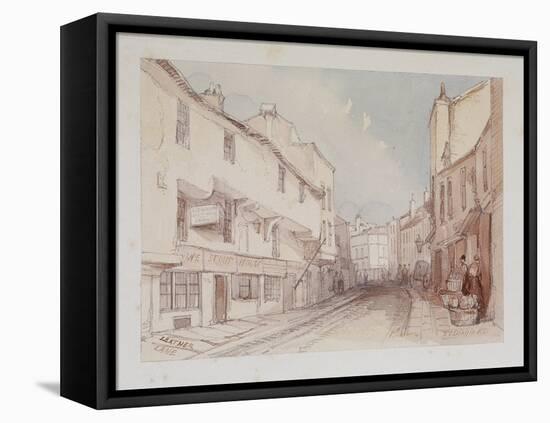 Leather Lane, London, 1851-Thomas Colman Dibdin-Framed Stretched Canvas