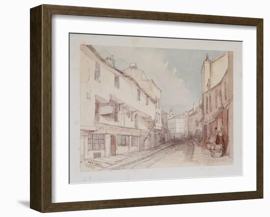 Leather Lane, London, 1851-Thomas Colman Dibdin-Framed Giclee Print