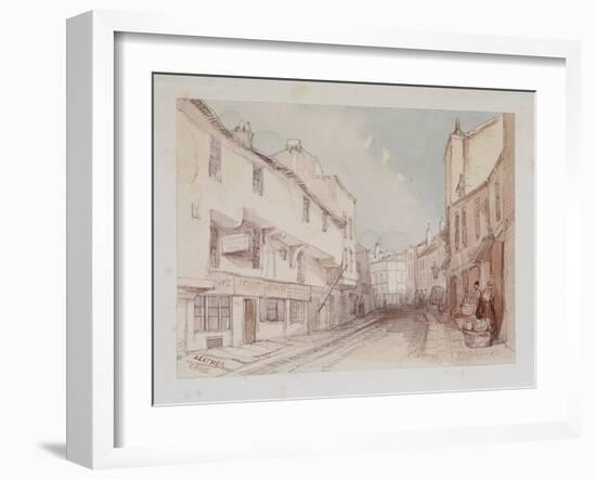 Leather Lane, London, 1851-Thomas Colman Dibdin-Framed Giclee Print