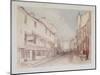 Leather Lane, London, 1851-Thomas Colman Dibdin-Mounted Giclee Print