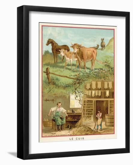 Leather-null-Framed Giclee Print