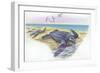 Leatherback Sea Turtle Dermochelys Coriacea-null-Framed Giclee Print