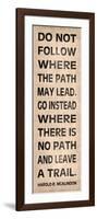 Leave a Trail-N. Harbick-Framed Art Print